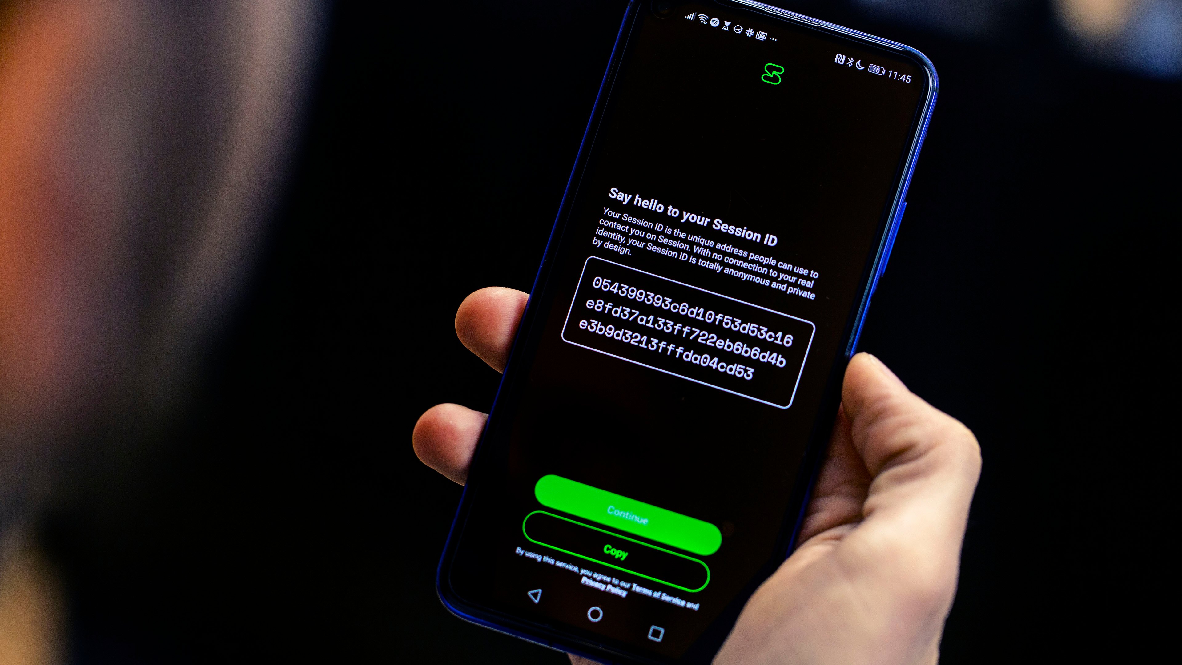 Session is a decentralised messenger you can use without a telephone