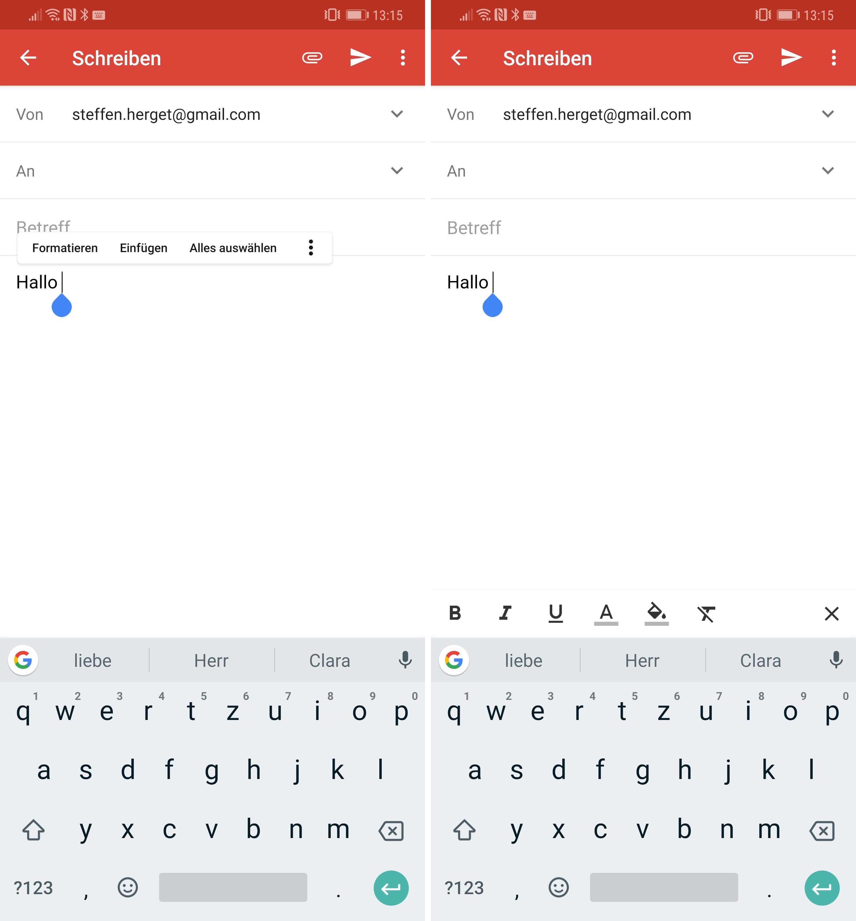 GMail for Android Google's mail app has many hidden functions