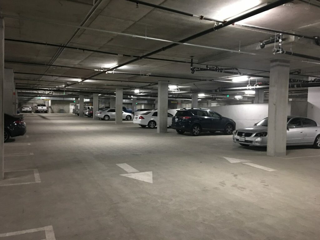 Parking Garage West Los Angeles, CA FSC Lighting