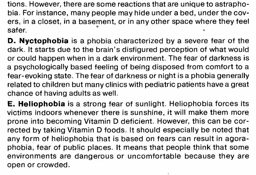 Learn more! Fears and phobias (Spotlight 9, Module 7)