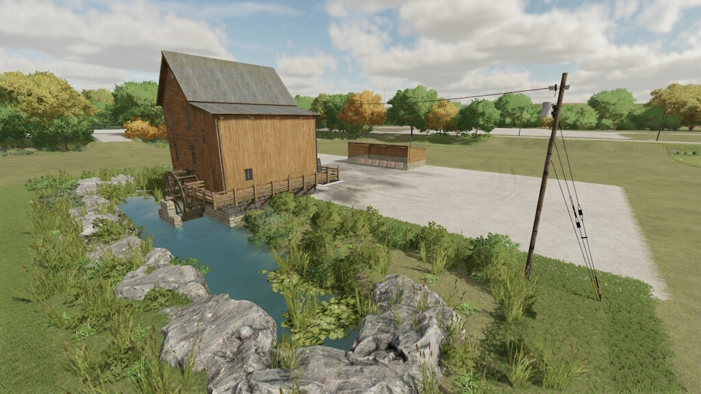 Water Mill v 1.0 ⋆ FS22 mods