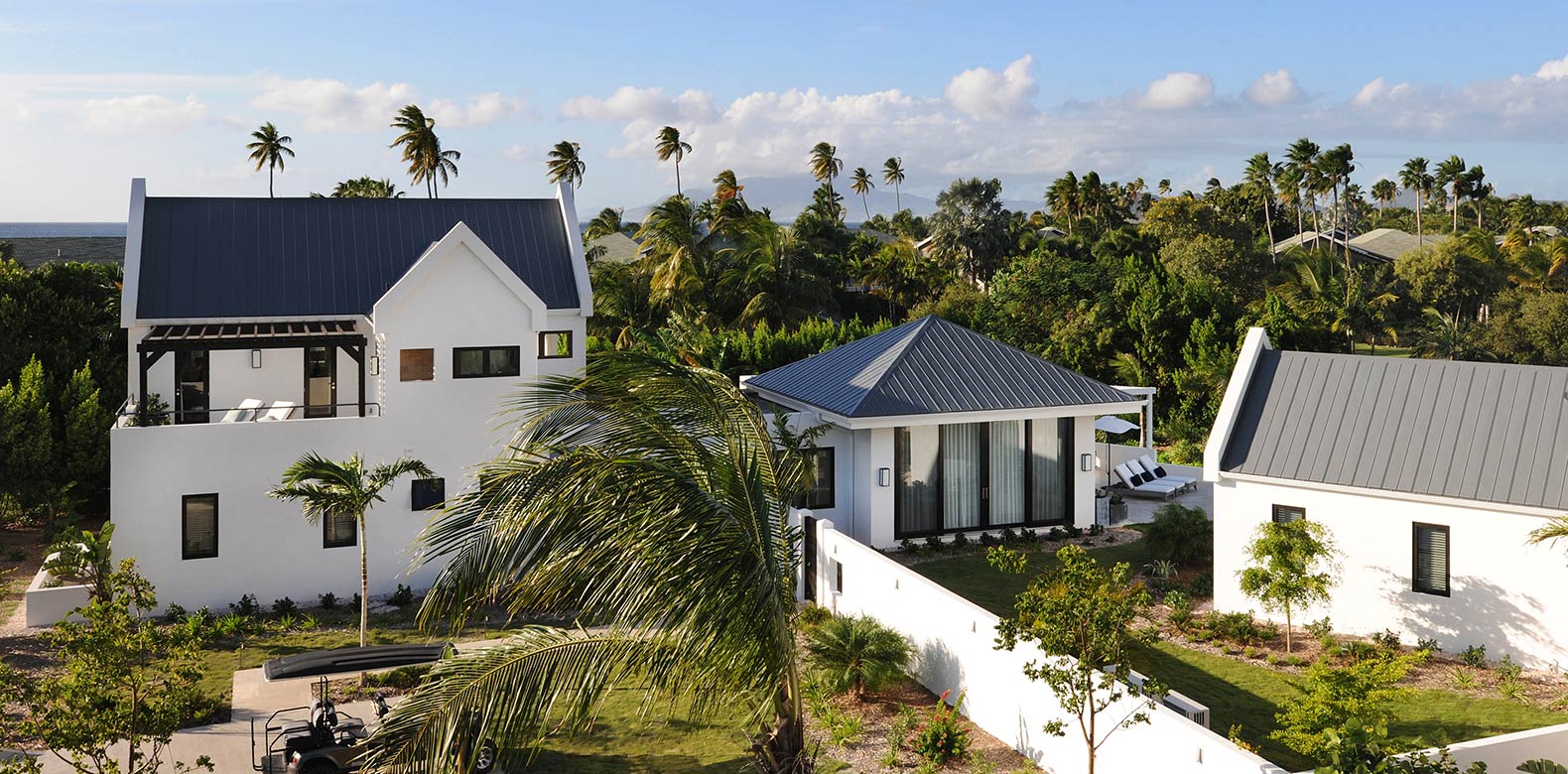 Pinney's Beach aerial shot Four Seasons Resort Estates Nevis