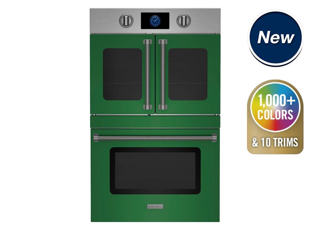 Bluestar 30" Double Electric Wall Oven with French & Drop Down Doors