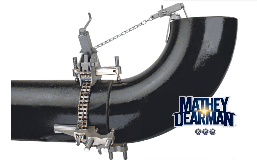 MATHEY DEARMAN DOUBLE JACKSCREW CHAIN CLAMP FORT STOCKTON WELDING