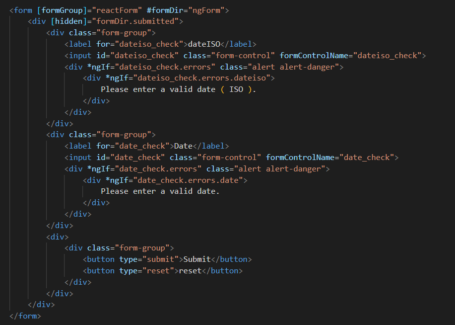 Angular Form Validation Reactive Forms Syncfusion