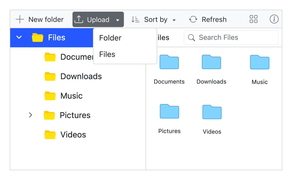 Blazor File Manager File Explorer Component Syncfusion