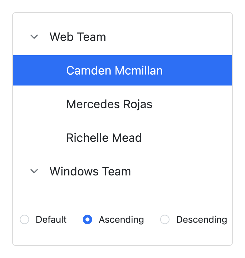 JavaScript TreeView for Hierarchical Data Syncfusion