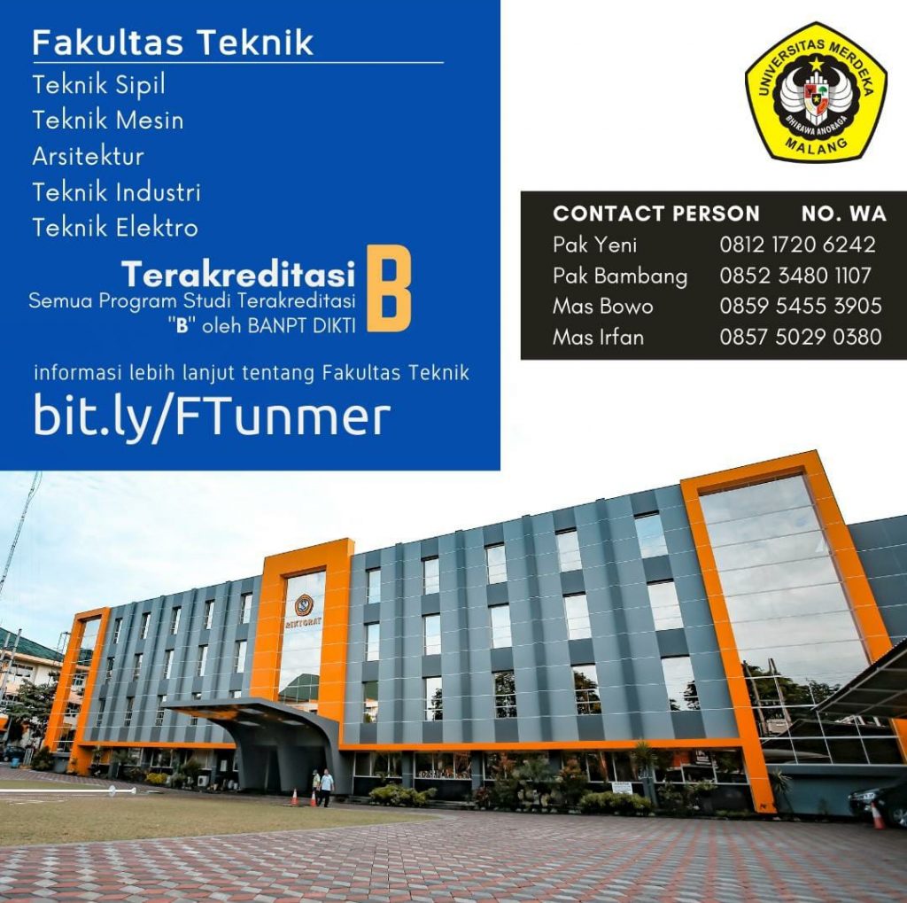 Let’s Join With Us “Fakultas Teknik Universitas Merdeka