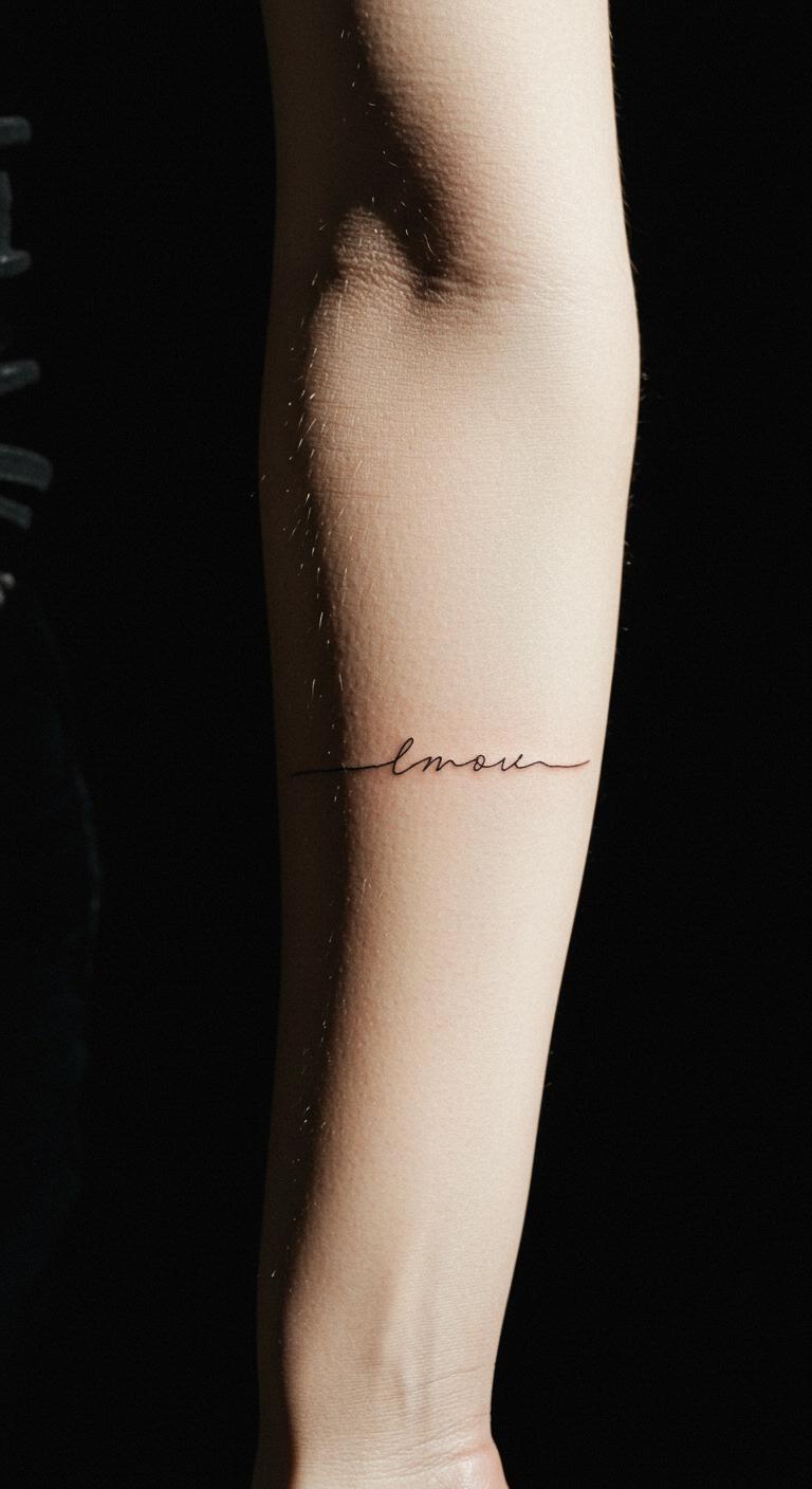 27 Stunning Minimalist Forearm Tattoo Ideas For Timeless Style