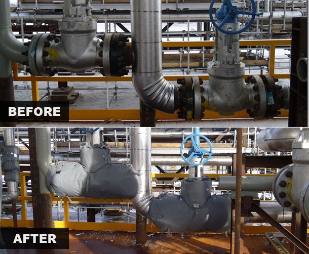 Industrial insulation and removable pipeline covers FTCA, Edmonton