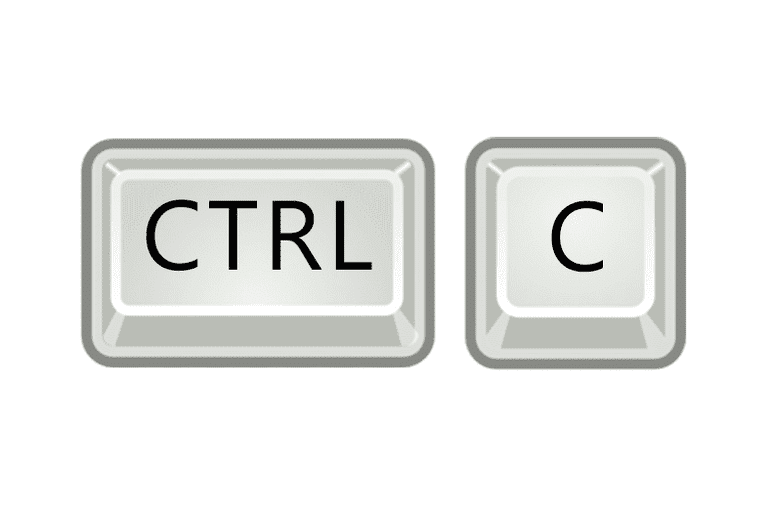 CtrlC in Windows Copy or Abort
