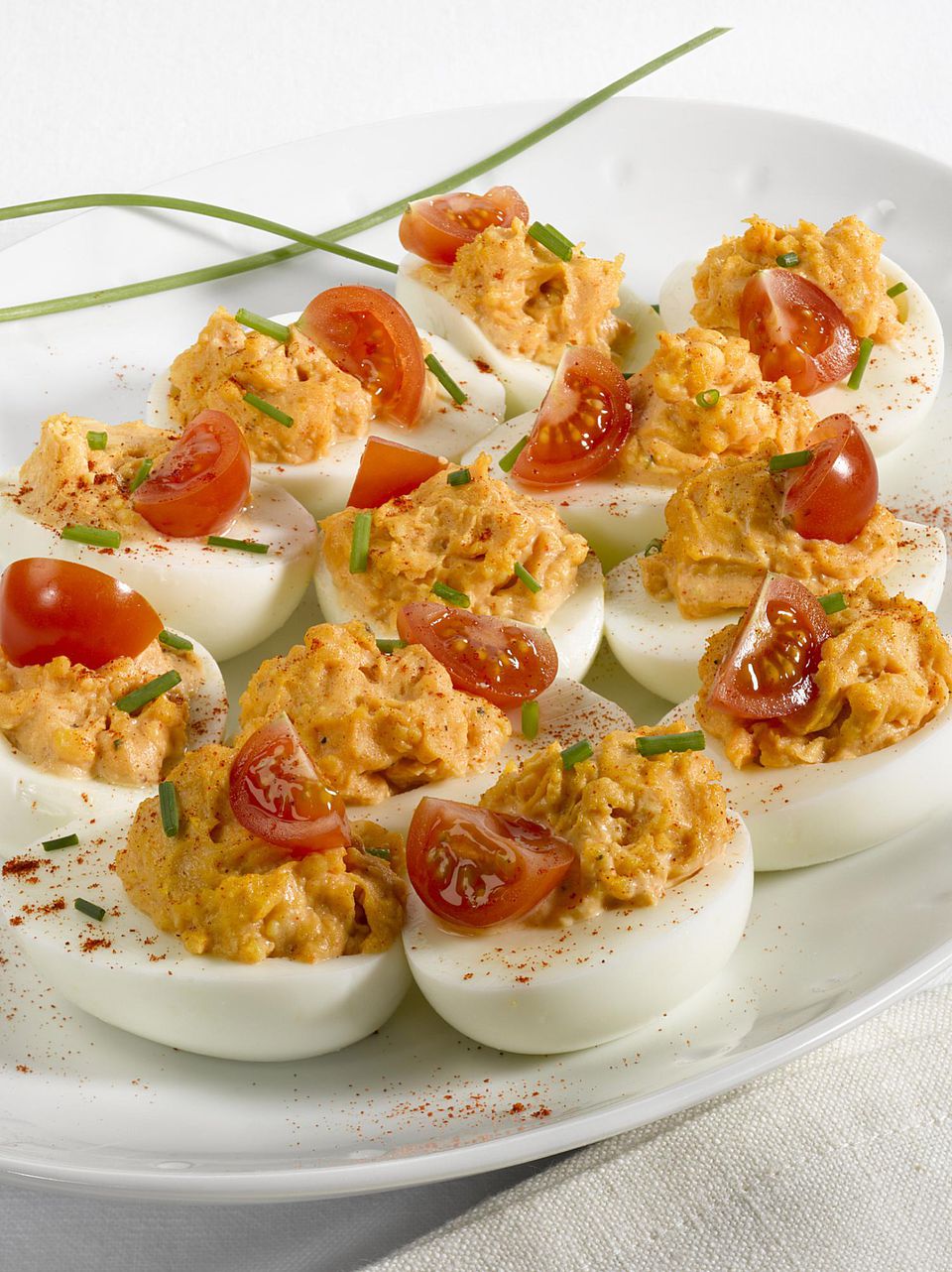 SpanishStyle Deviled Eggs With Tuna Recipe