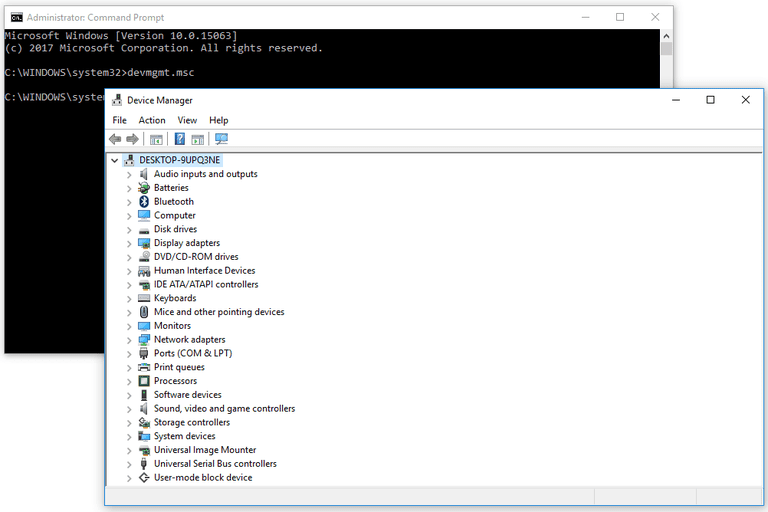 How to Access Device Manager From the Command Prompt