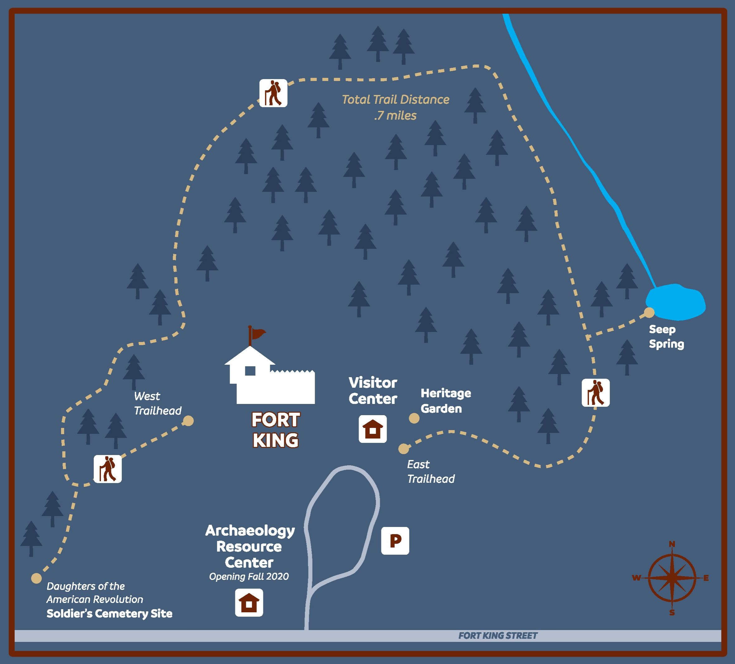 Trail Map Fort King Heritage Association Ocala, FL