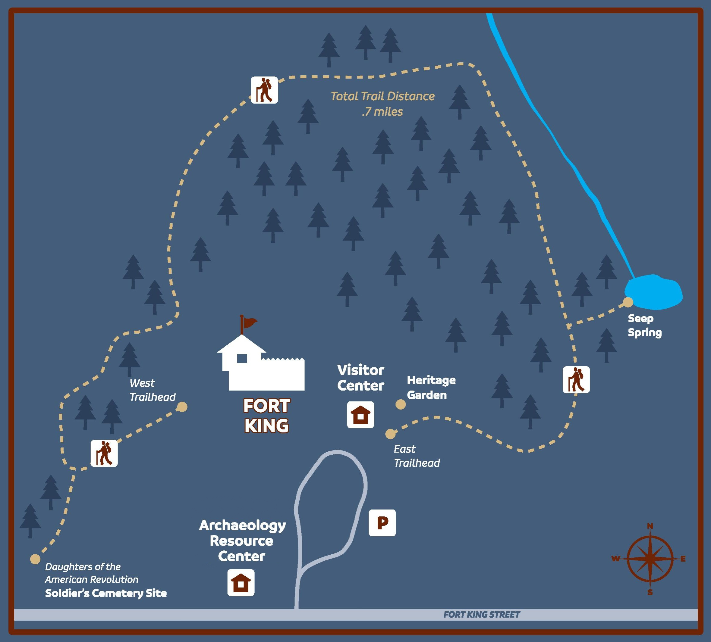 Trail Map Fort King Heritage Foundation Ocala, FL