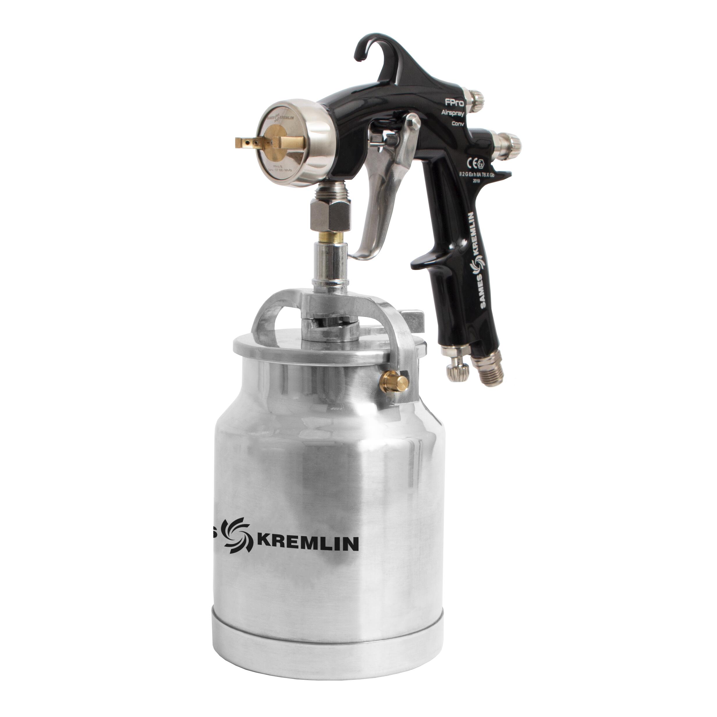 SAMES KREMLIN FPRO S AIRSPRAY CONVENTIONAL MANUAL SUCTION SPRAY GUN
