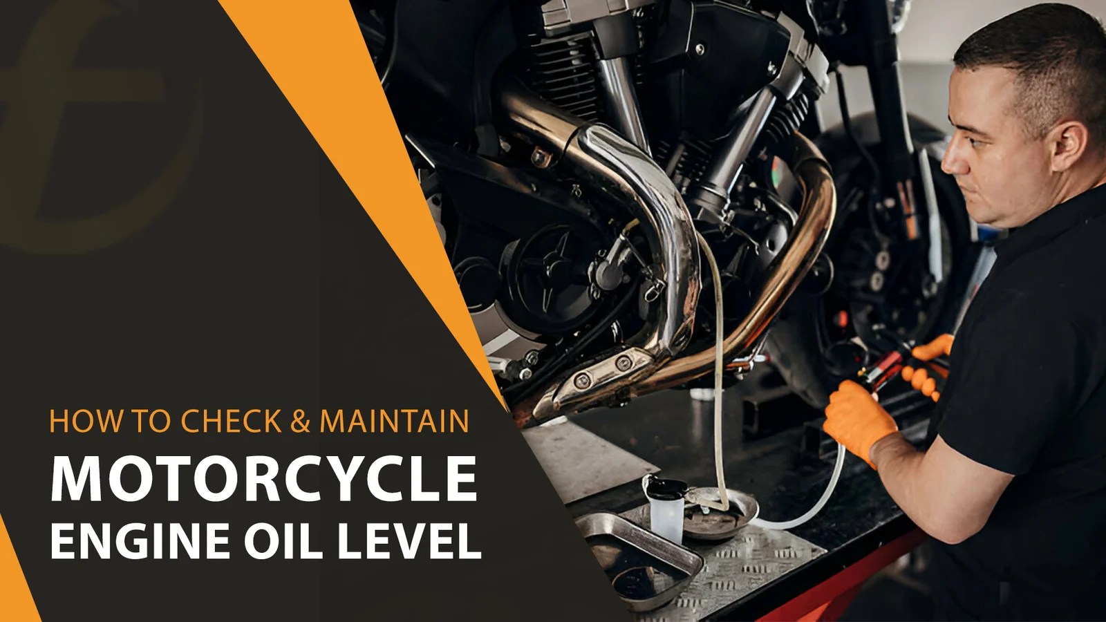 How to Check and Maintain Motorcycle Engine Oil LeveL