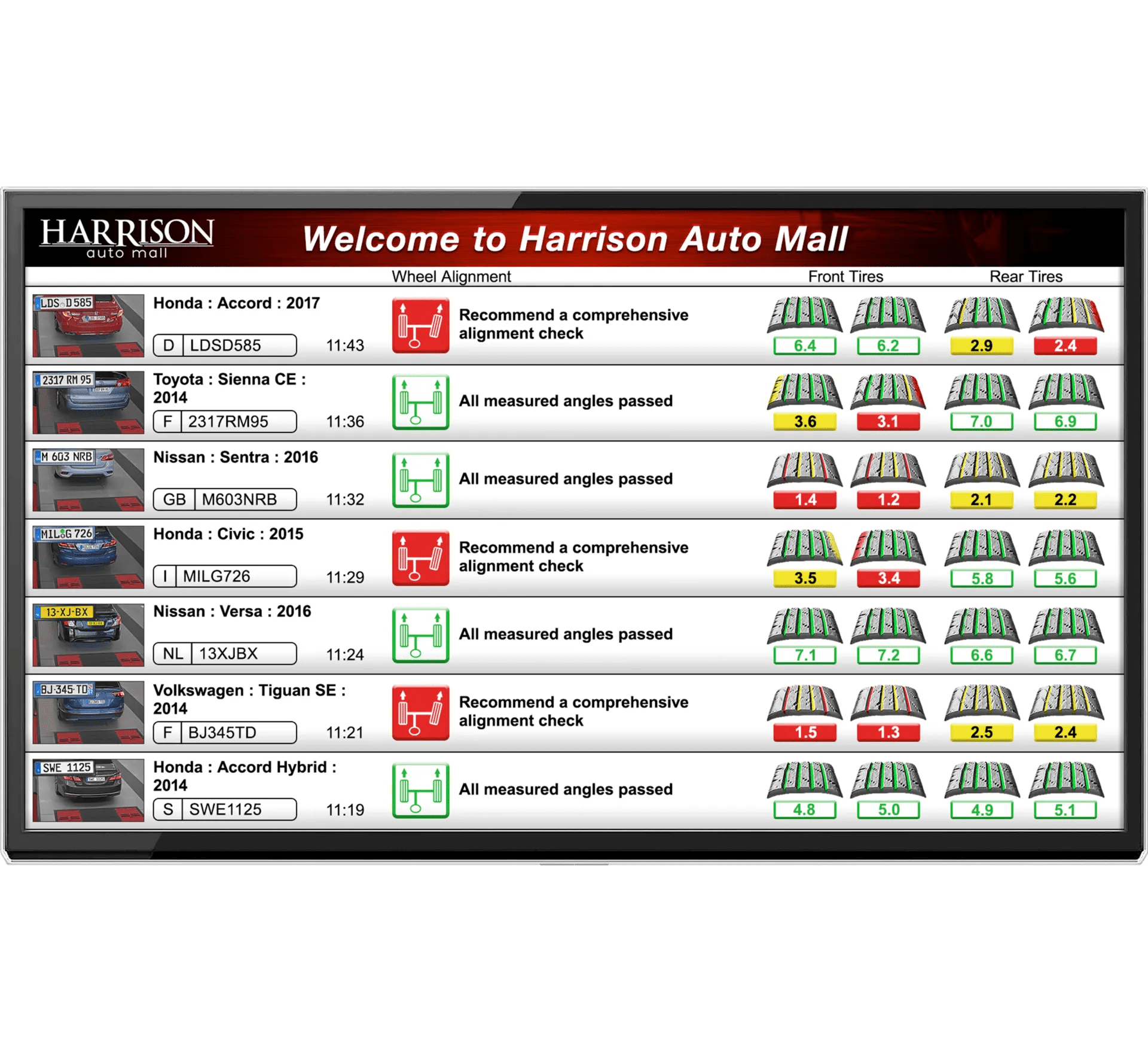 Hunter Quick Check Drive Autoteststraat Fuchs