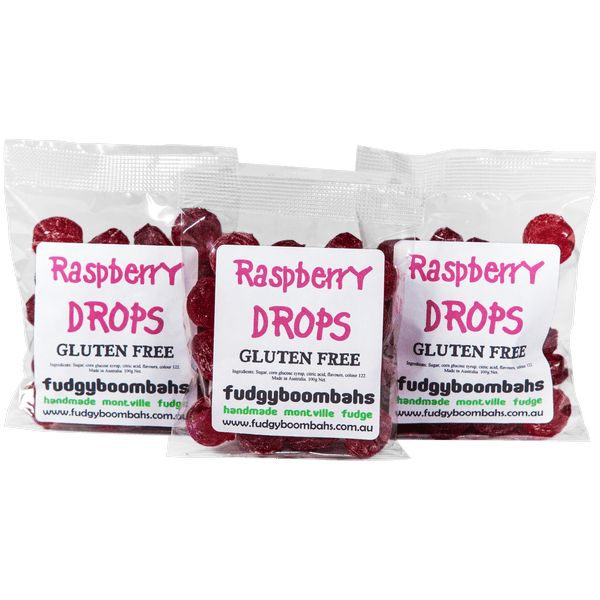 Raspberry Drops fudgyboombahs