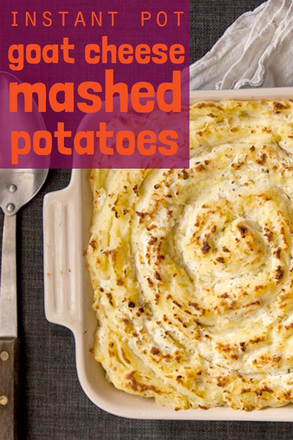 [Instant Pot] Goat Cheese Mashed Potatoes Fueled By Instant Pot