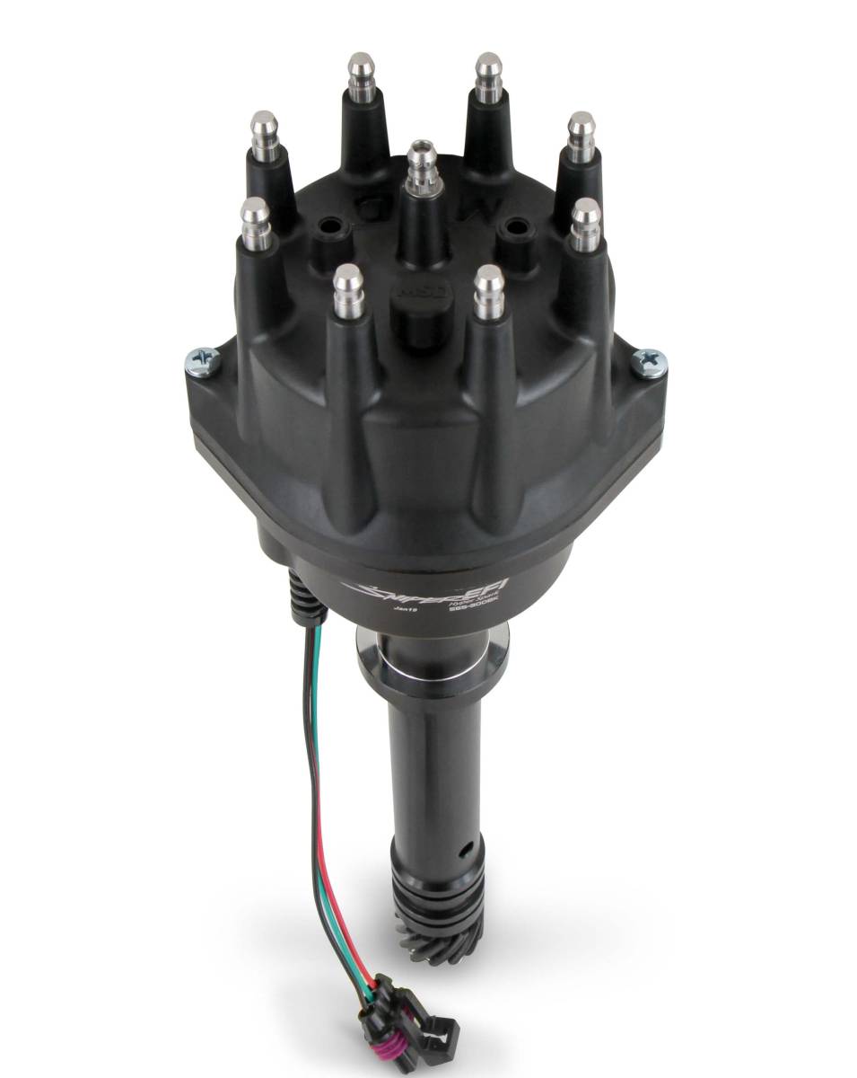 565300BK Sniper EFI HyperSpark Distributor Chevy SBC/BBC Black