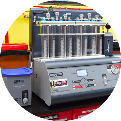 Fuel injector cleaning service and flow test - Fuel Injector Precision