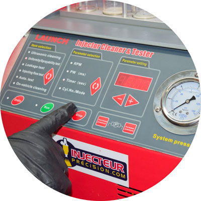 Fuel injector cleaning service and flow test - Fuel Injector Precision