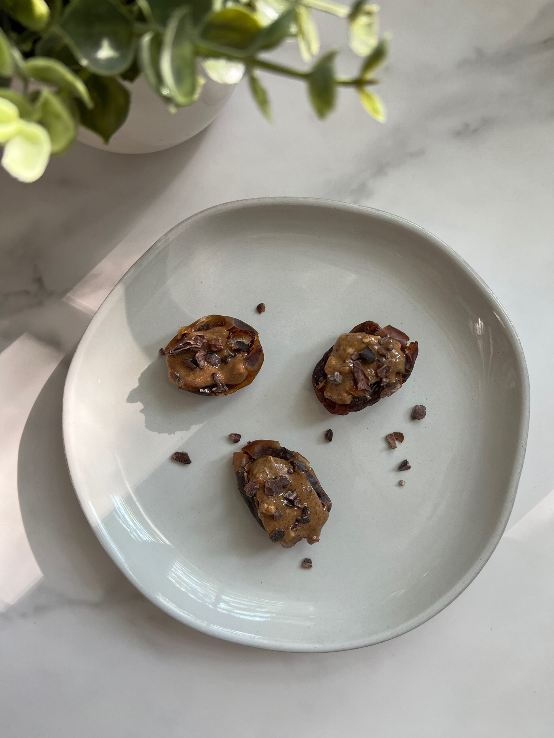 Chocolate Almond Butter Stuffed Dates fuel with rae