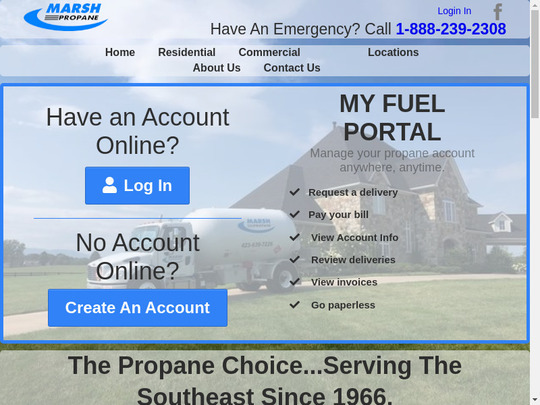 Marsh Propane, TN, 37663 compare Propane prices fuelwonk