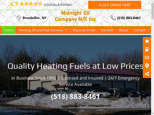 Midnight Oil CO, NY, 12025 compare Heating oil prices fuelwonk