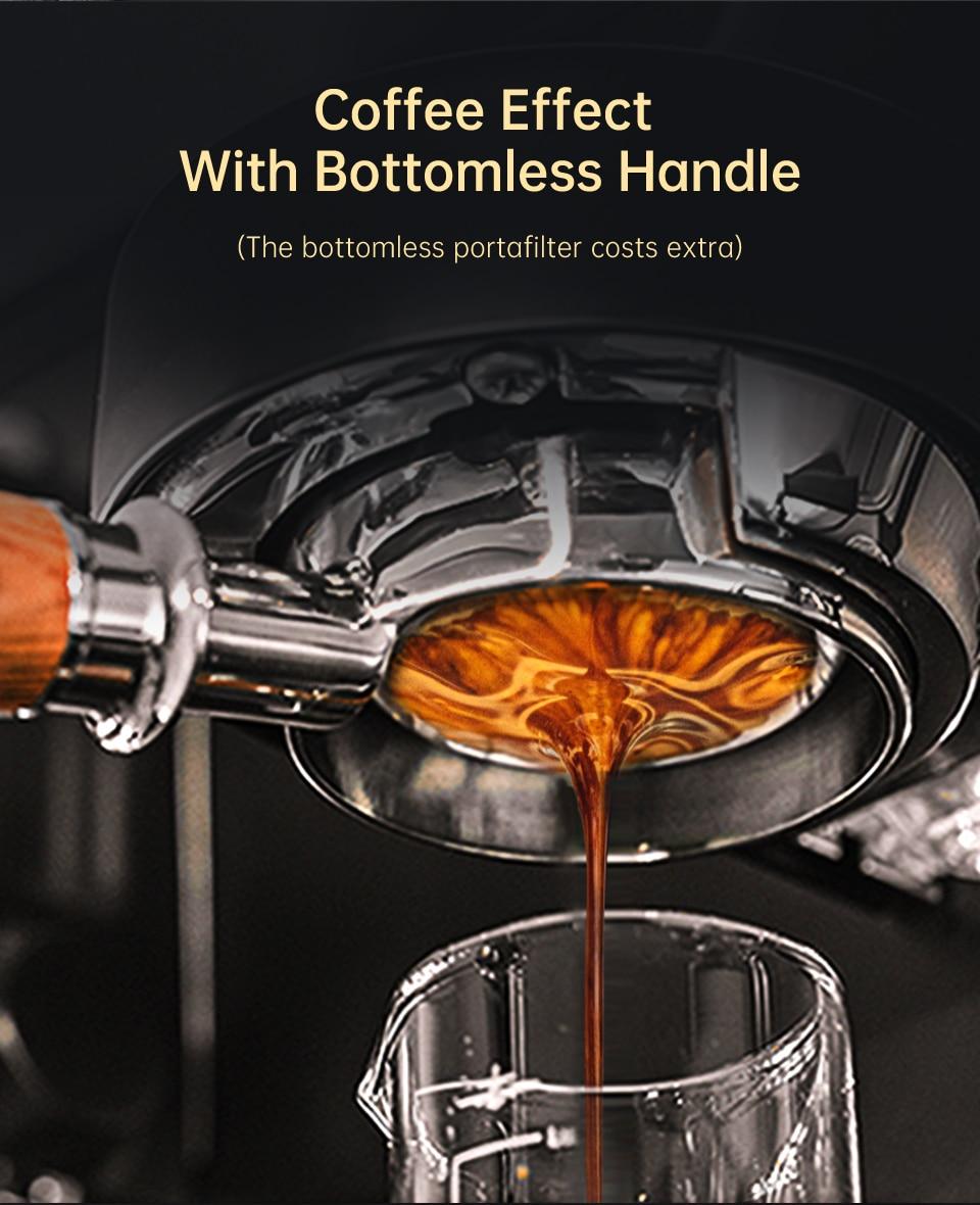 HiBREW Coffee Maker Cafetera 19 Bar Inox Semi Automat Fugo Best