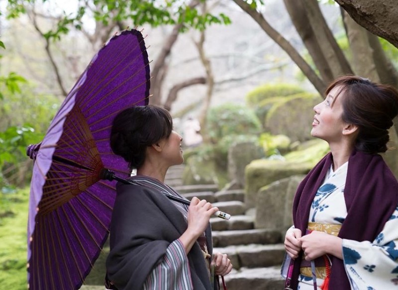 撮影のお写真♬ 鎌倉着物レンタル 藤｜鎌倉駅徒歩5分 鶴岡八幡宮すぐそば鎌倉着物レンタル 藤｜鎌倉駅徒歩5分 鶴岡八幡宮すぐそば