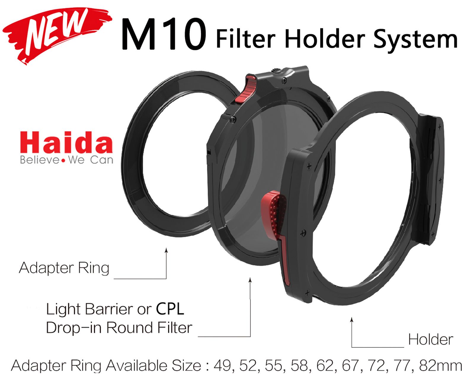 New Haida M10 Filter Holder System Designed For Efficiency Fuji Addict