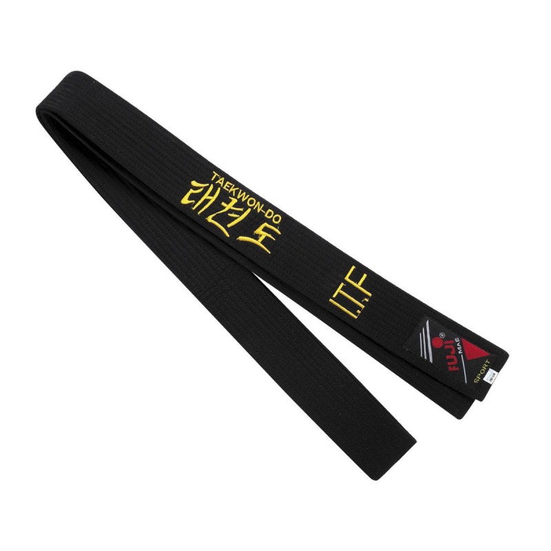 Taekwondo ITF Belt. Black