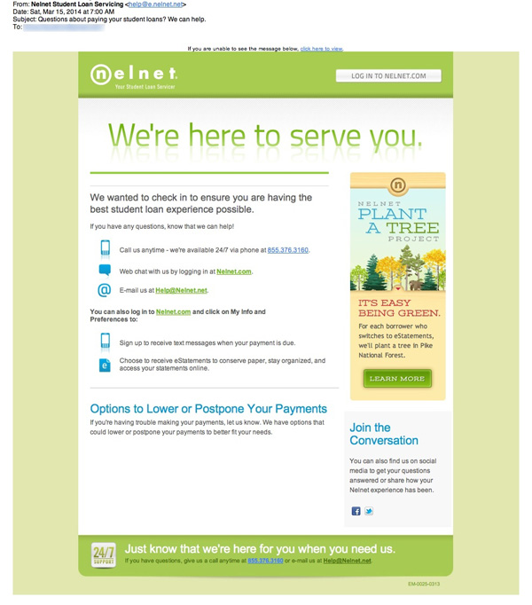 Email Review Does it fit the bill? Email Design Sample