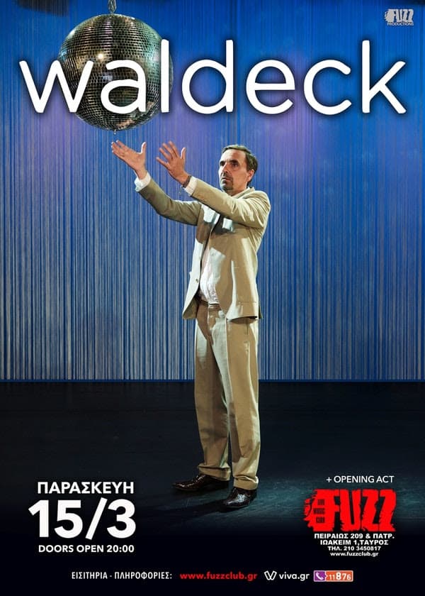 Waldeck live in Athens/ Fuzz Live FullTime.gr