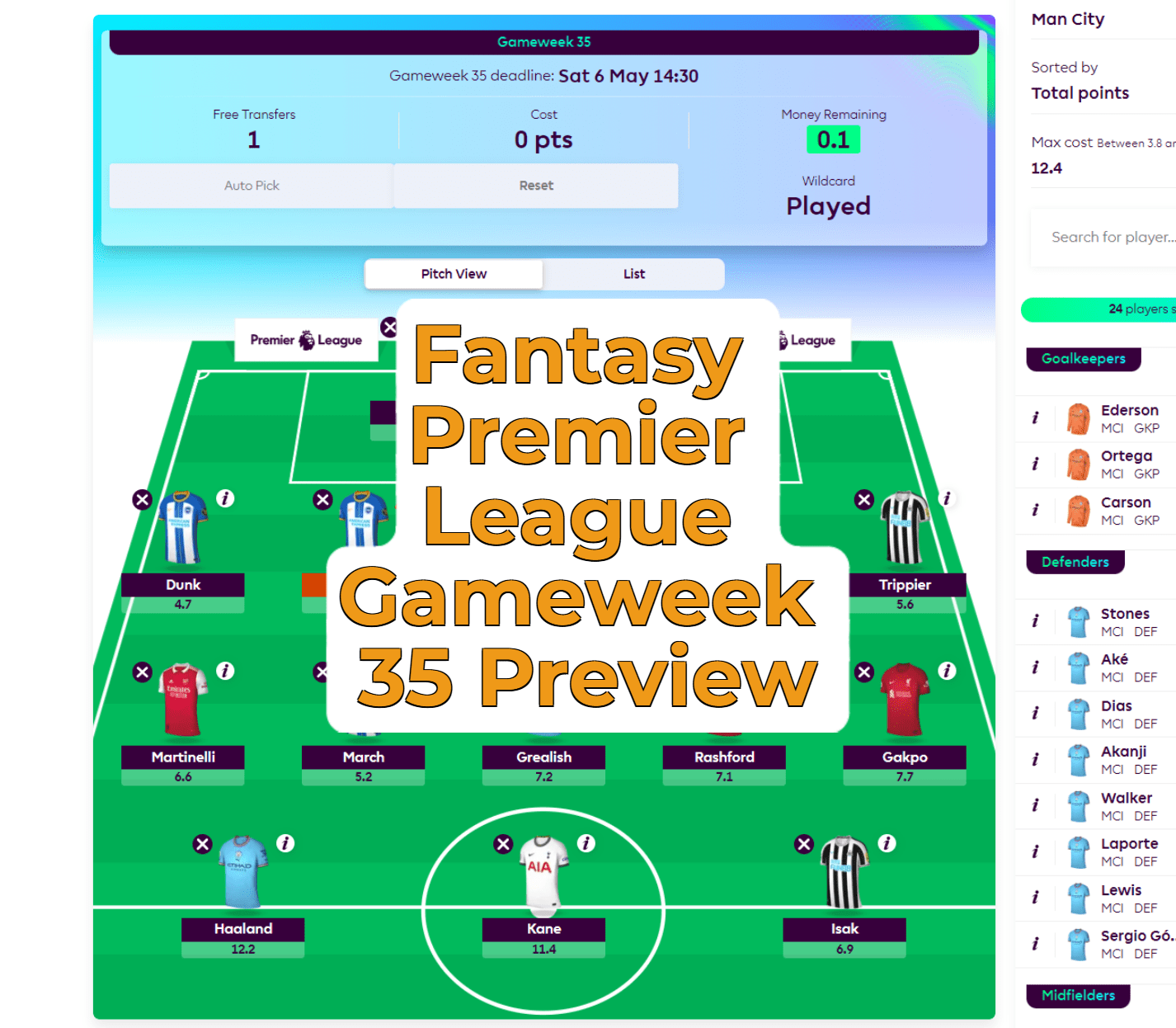 Full 90 FPL 1 Choice for Free Fantasy Premier League Advice