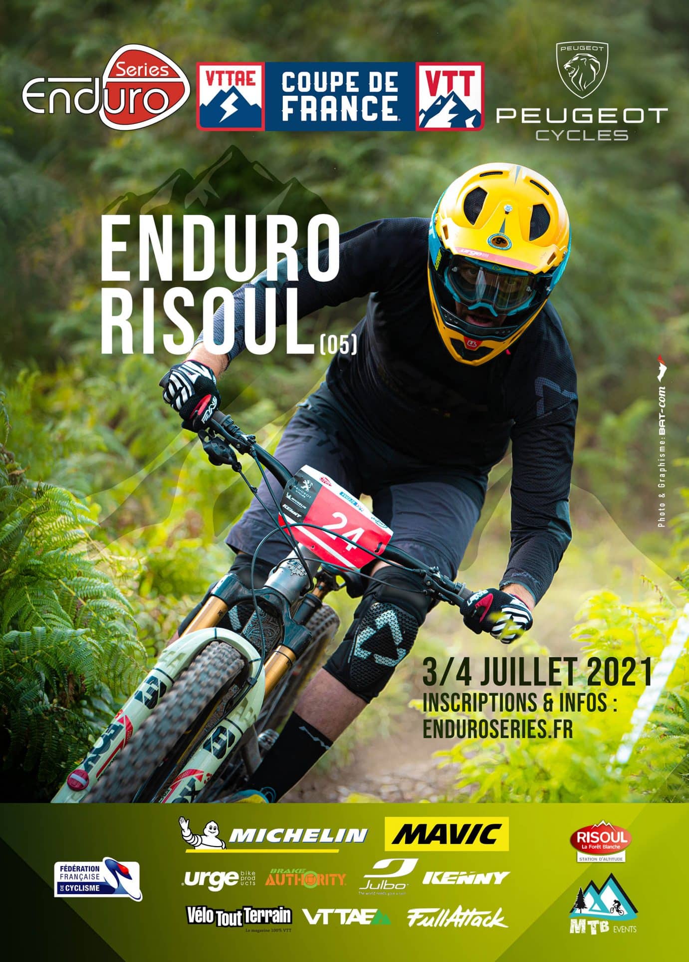 Coupe de France Enduro 2021 VTT & VTTAE à Risoul, le live interactif
