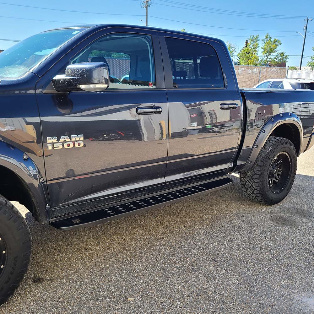 Steel Running Boards for Dodge Ram 2019 2023 Crew Cab Full Auto
