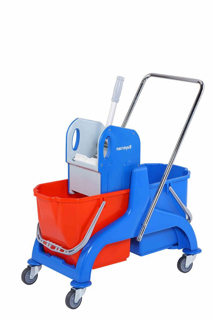Double Mop Bucket Trolley Full Clean Centre
