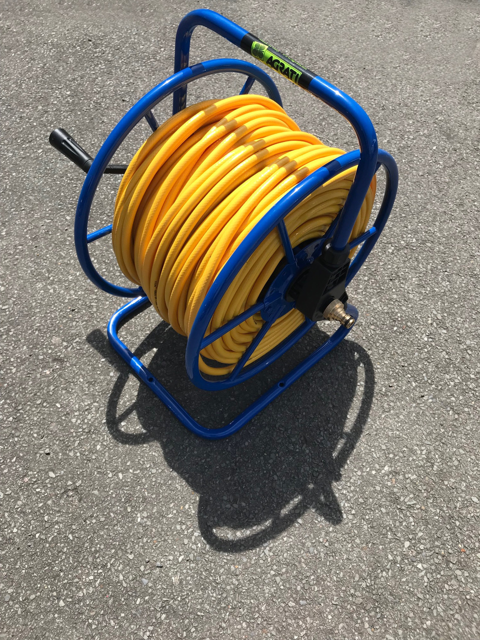 Blue Pro Hose Reel With 30 m Of 1/2" Hose Window Cleaning Reel