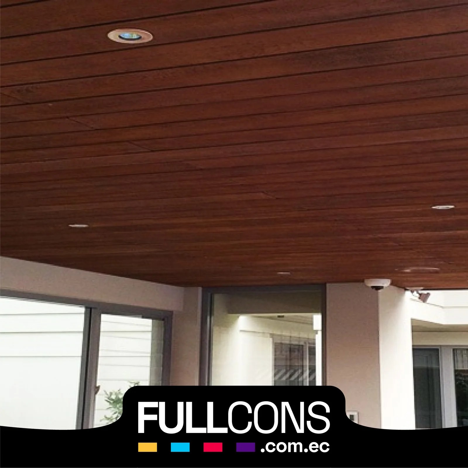 Cielo Raso PVC Dark Wood Venta y Distribución de Acabados de