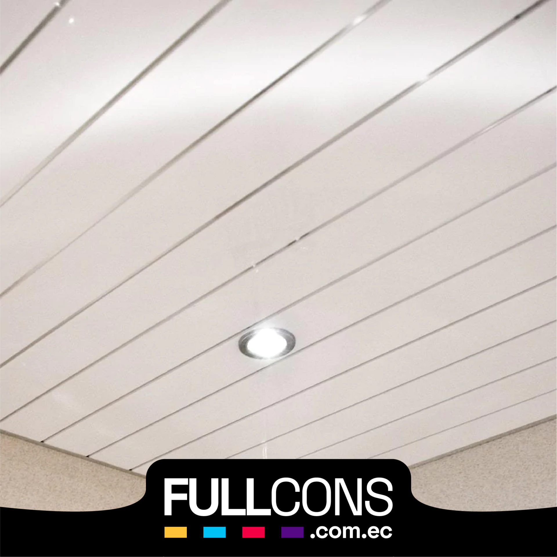 Cielo Raso PVC Glossy White Venta y Distribución de Acabados de