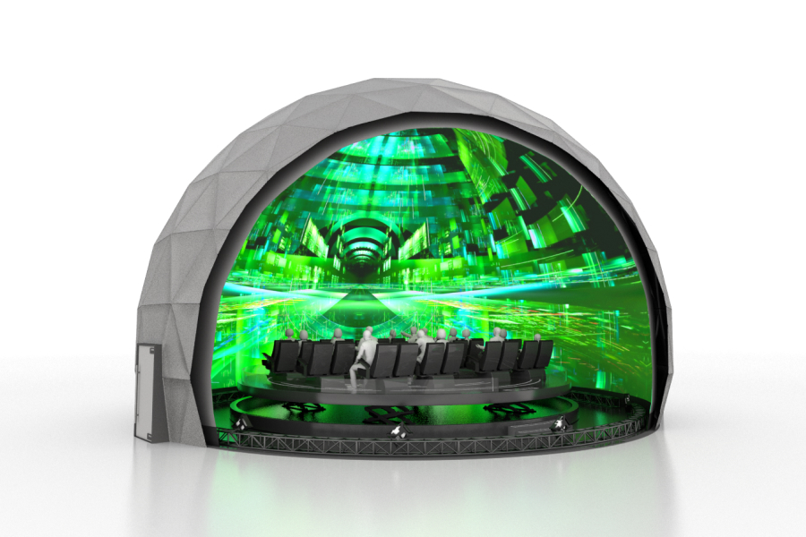 4D dome cinema Fulldome Pro