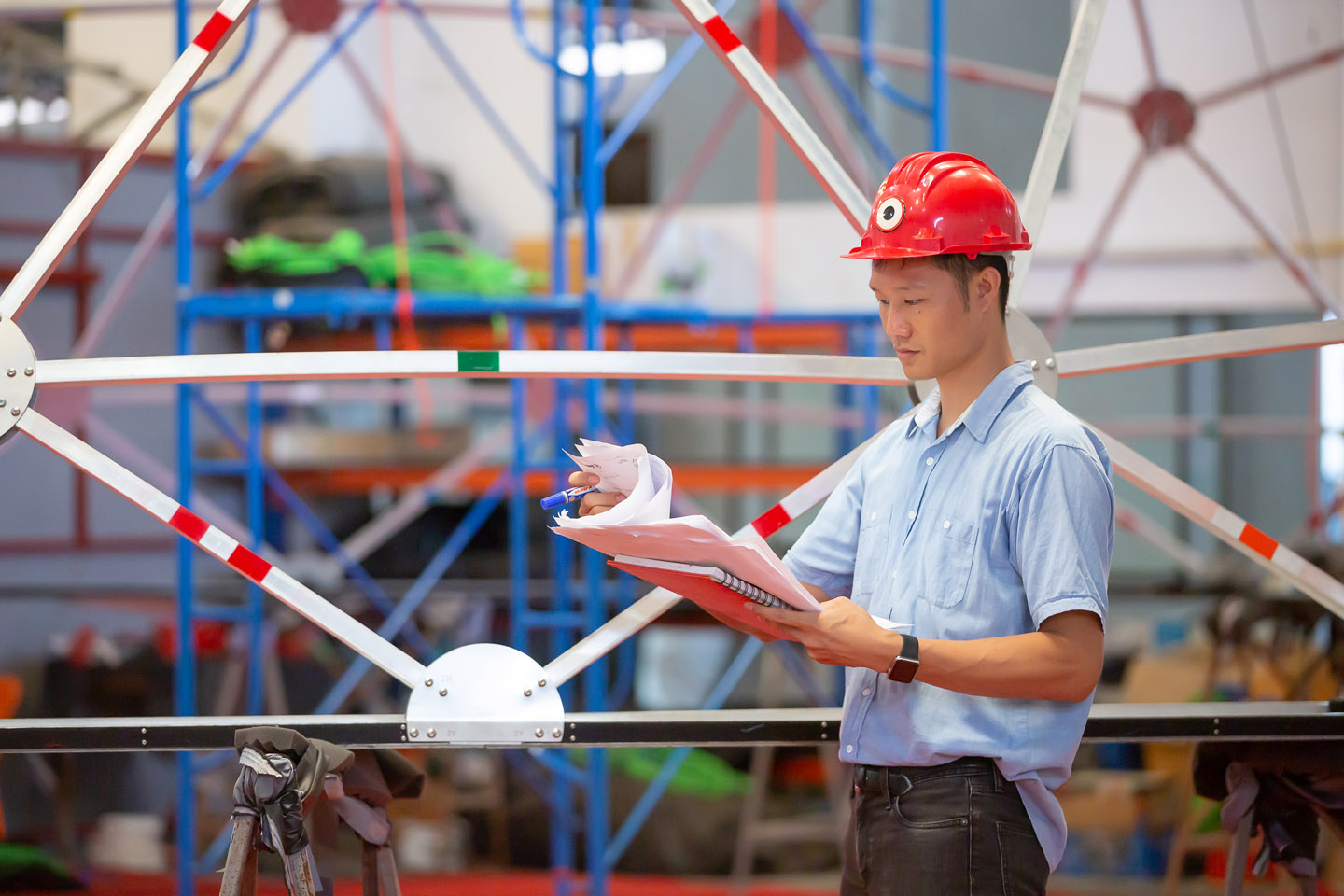 All the fabrics used in manufacturing negative pressure domes and