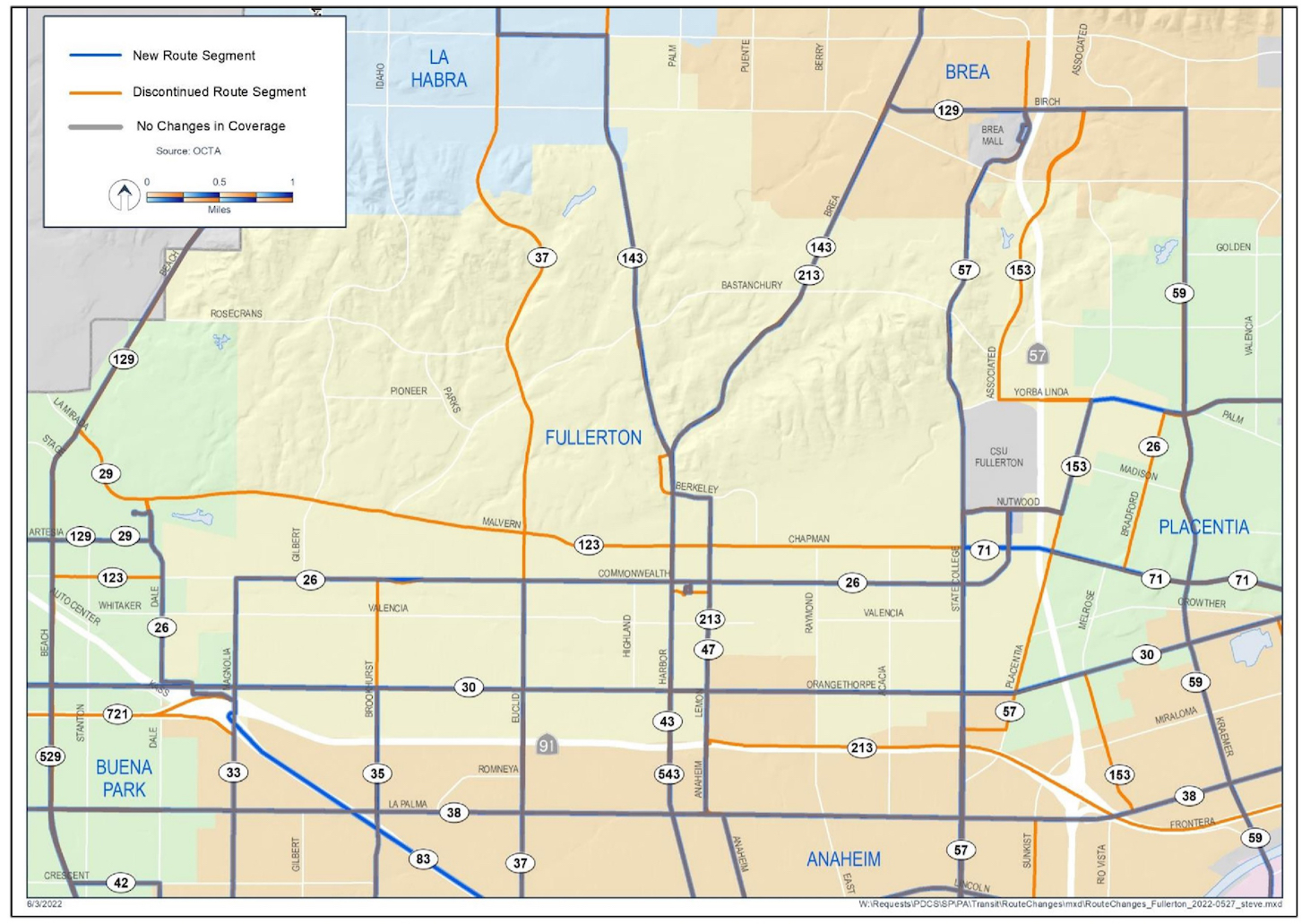 Significant Bus Service Cuts Proposed for North OC Fullerton Observer