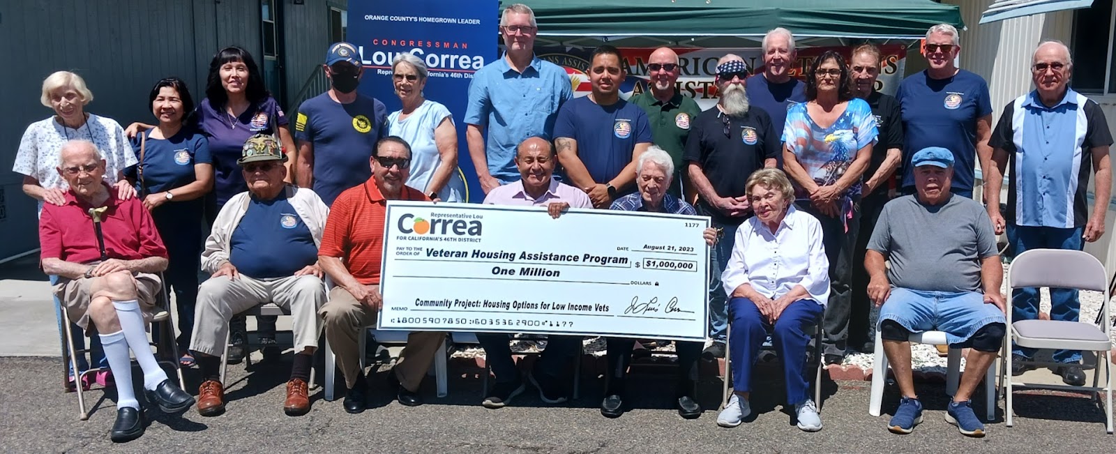 Representative Lou Correa announced 1 million in Federal Funding for