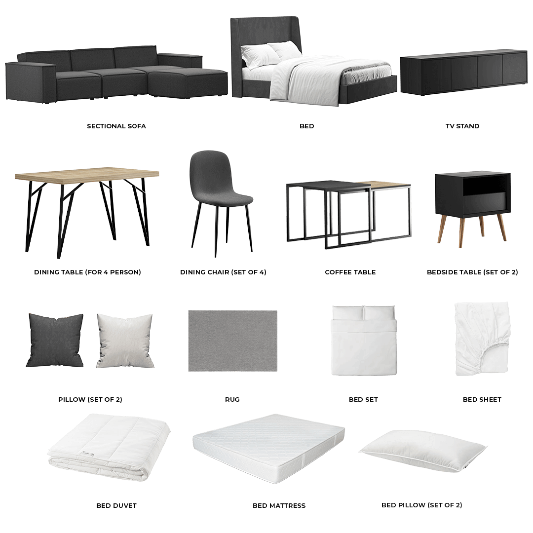 Modern Style Furniture Packages FullFlat