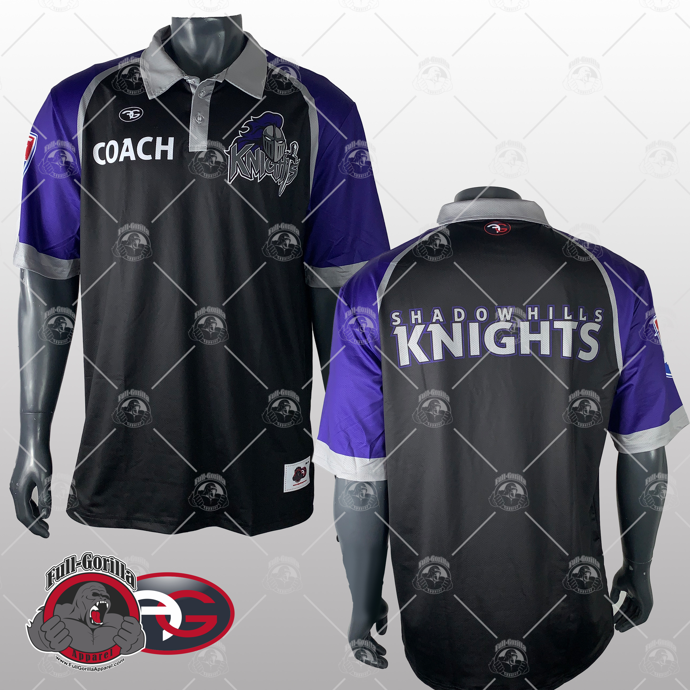 Coach Team Sports Uniforms from Full Gorilla Apparel