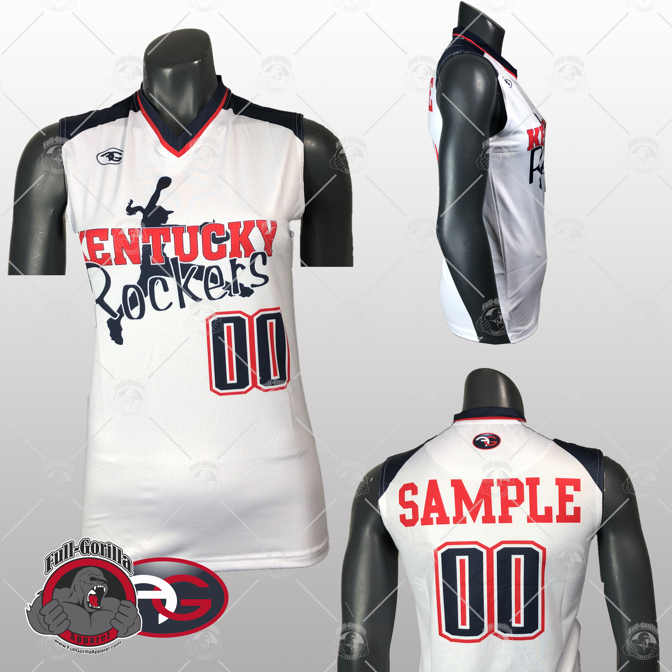 Rockers Softball Jersey Full Gorilla Apparel